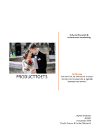 Producttoets Professionele Ontwikkeling (maatschappelijke kaders)