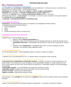 Orthopedagogie: samenvatting psychologie