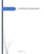 Diversiteit Portfolio 2018-2019