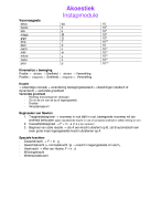 Akoestiek (LA fase 1)