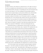 Permissive Britain and Sex Education 