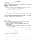 Samenvatting Statistiek 1 (B-TM-Y00008) 