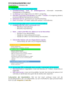 Psychodiagnostiek 3 KLP 2019-2020