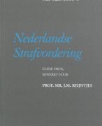 Samenvatting Minkenhof's Nederlandse strafvordering