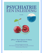 Samenvatting psychopathologie + aantekeningen hoorcollege's  