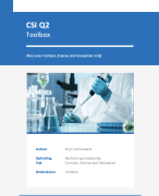 CSI Q2 samenvattingen