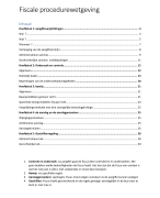 Fiscale procedurewetgeving 2019
