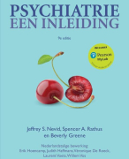 Volledige samenvatting Psychopathologie, vak Fontys Toegepaste Psychologie 2019-2020 leerjaar 2