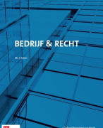 Samenvatting Bedrijf en recht