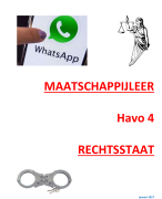 Samenvatting Thema Rechtsstaat maatschappijleer - 4 havo