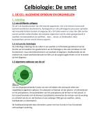 Celbiologie 1e jaar de Smet