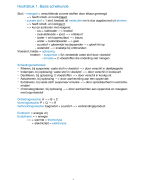 samenvatting scheikunde (chemie) hoofdstuk 1. basis scheikunde 