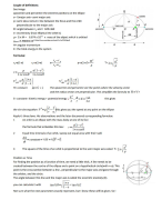 Notes on Orbits – Summary for Introduction to Aerospace Engineering