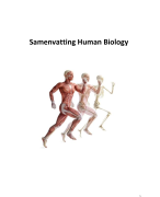 Samenvatting Human Biology