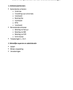 Samenvatting Financiële planning Deel 6: Componenten van een evenementenbudget KDG EPM1
