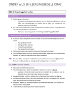 Samenvatting Onderwijs- en Leerlingbegeleiding (deel 3: Oplossingsgericht werken) 