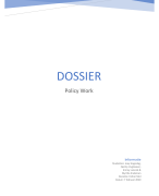 LP 6.2-7.2: Policy Work - dossier