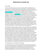 Samenvatting: Nederlands als tweede taal