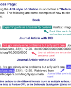 How to reference using APA style 
