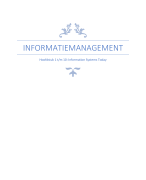 Samenvatting |Information Systems Today, Valacich & Scheider | Informatiemanagement, Bedrijfskunde RUG