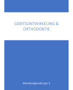 Complete onderwijseenheid Gebitsontwikkeling en orthodontie