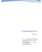 Communicatie Readers samengevat