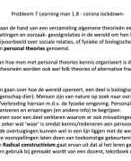 1.8 Learning man: probleem 7 (volledig) -corona lockdown- 2020