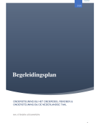 Begeleidingsplannen cliënten Humanitas door een Social Work student