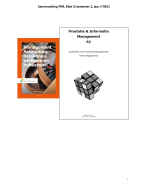 Samenvatting PIM, Blok 3, S2, F&C