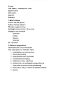 Samenvatting Interculturele Communicatie EPM2 KDG