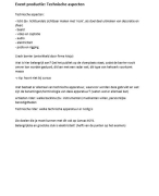 Samenvatting Technische aspecten van events Deel 1 Hoofdstuk 1 Elektriciteit EPM2 KDG
