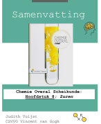 Samenvatting: Chemie Overal Scheikunde: Hoofdstuk 8; Zuren (VWO 4)
