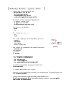 Samenvatting Werkcollege biochemie (Pymoll)