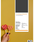 Beroepsopdracht Voeding en Bedrijf