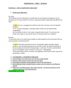 H1: kwalitatieve data analyse 