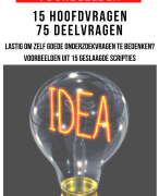 Samenvatting Voorbeelden 15 hoofdvragen 75 deelvragen
