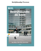 --- Samenvatting Bedrijfskundige Processen ---