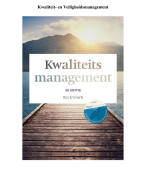 --- Samenvatting Kwaliteit- en Veiligheidsmanagement ---
