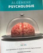 Samenvatting Algemene psychologie SPECIALISATIELESSEN 14/20