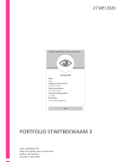 Portfolio startbekwaam 3 pabo Inholland 4.4