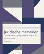 Samenvatting Kloosterhuis Juridische methoden