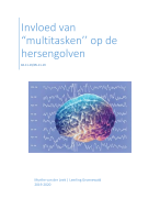 profielwerkstuk invloed van multitasken op de hersengolven