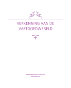 Verkenning van de vastgoedwereld 