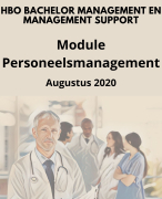 ncoi moduleopdracht personeelsmanagement voorbeeld geslaagd bachelor management en management support
