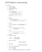 Midterm Samenvatting Computationeel denken