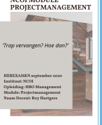 NCOI module projectmanagement projectmatig werken geslaagd