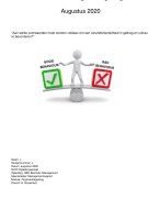 NCOI module organisatiegedrag geslaagd eindcijfer 9 + feedback