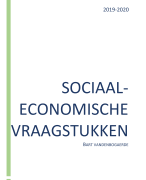 Samenvatting sociaal economische vraagstukken
