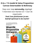 Interviewvragen bedrijfspositionering Osterwalder en McKinsey Value Proposition