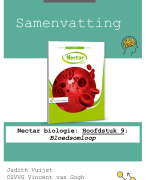 Samenvatting: Nectar biologie: Hoofdstuk 9 t/m 16 (VWO 5)